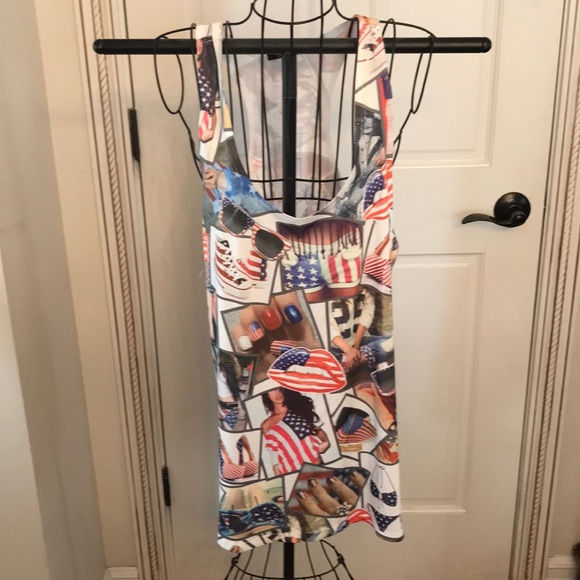 Tops - PATRIOTIC PHOTO PRONT TANK